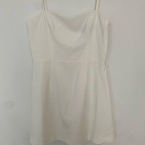 French a connection white mini dress (A line fit)